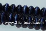 CCT292 15 inches 5*8mm rondelle cats eye beads wholesale