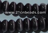 CCT295 15 inches 5*8mm rondelle cats eye beads wholesale