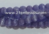 CCT322 15 inches 4mm faceted round cats eye beads wholesale