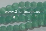 CCT345 15 inches 5mm faceted round cats eye beads wholesale