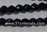 CCT348 15 inches 5mm faceted round cats eye beads wholesale