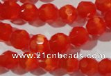 CCT355 15 inches 6mm faceted round cats eye beads wholesale