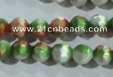 CCT365 15 inches 6mm faceted round cats eye beads wholesale