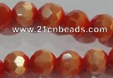 CCT373 15 inches 8mm faceted round cats eye beads wholesale