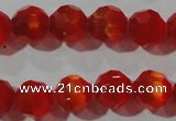 CCT374 15 inches 8mm faceted round cats eye beads wholesale