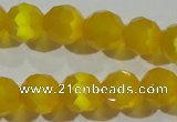 CCT377 15 inches 8mm faceted round cats eye beads wholesale