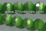 CCT379 15 inches 8mm faceted round cats eye beads wholesale