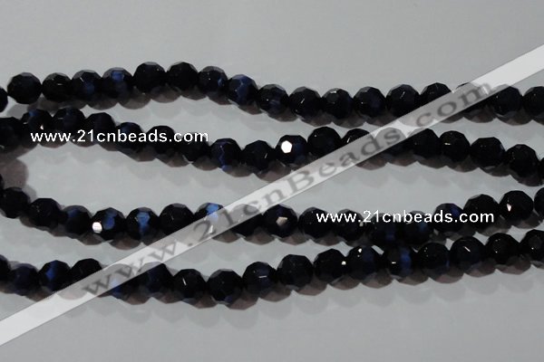 CCT384 15 inches 8mm faceted round cats eye beads wholesale