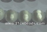 CCT390 15 inches 10mm faceted round cats eye beads wholesale