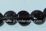 CCT500 15 inches 8mm flat round cats eye beads wholesale