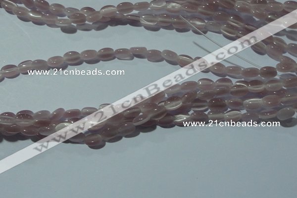 CCT602 15 inches 4*6mm oval cats eye beads wholesale