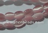 CCT603 15 inches 4*6mm oval cats eye beads wholesale