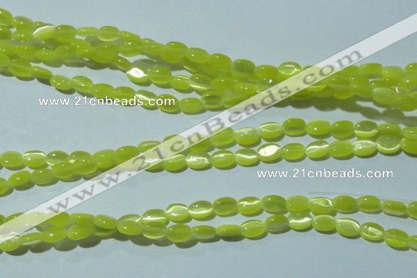 CCT607 15 inches 4*6mm oval cats eye beads wholesale