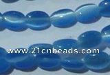 CCT612 15 inches 4*6mm oval cats eye beads wholesale