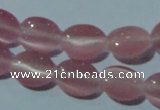 CCT633 15 inches 6*8mm oval cats eye beads wholesale