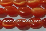 CCT635 15 inches 6*8mm oval cats eye beads wholesale