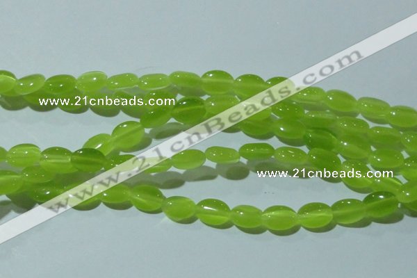 CCT645 15 inches 6*8mm oval cats eye beads wholesale