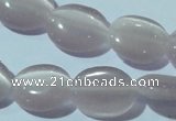 CCT662 15 inches 8*10mm oval cats eye beads wholesale