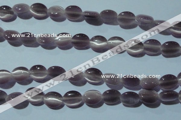 CCT663 15 inches 8*10mm oval cats eye beads wholesale