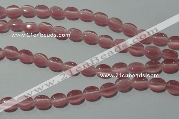 CCT664 15 inches 8*10mm oval cats eye beads wholesale