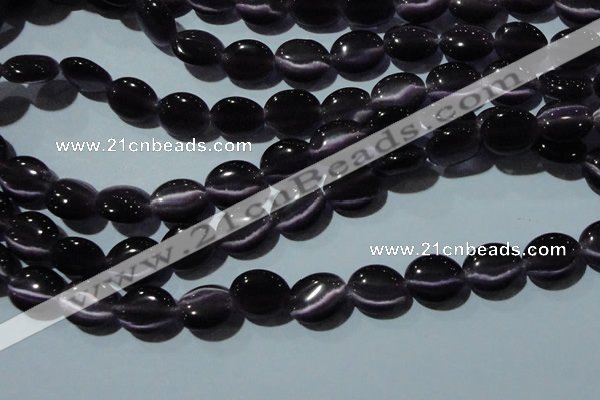 CCT680 15 inches 8*10mm oval cats eye beads wholesale