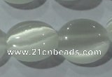 CCT690 15 inches 10*12mm oval cats eye beads wholesale