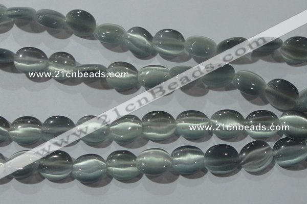 CCT691 15 inches 10*12mm oval cats eye beads wholesale