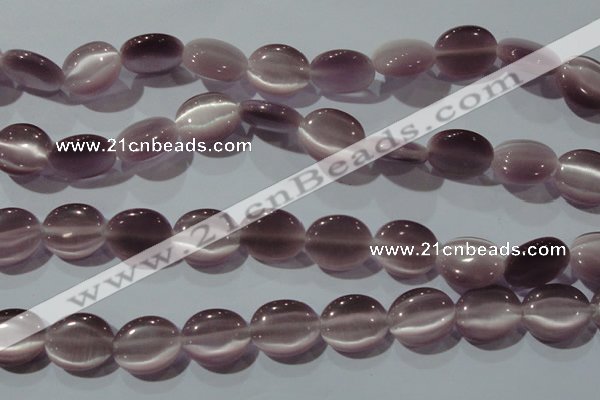 CCT693 15 inches 10*12mm oval cats eye beads wholesale