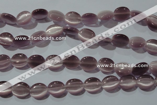 CCT693 15 inches 10*12mm oval cats eye beads wholesale