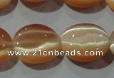 CCT696 15 inches 10*12mm oval cats eye beads wholesale