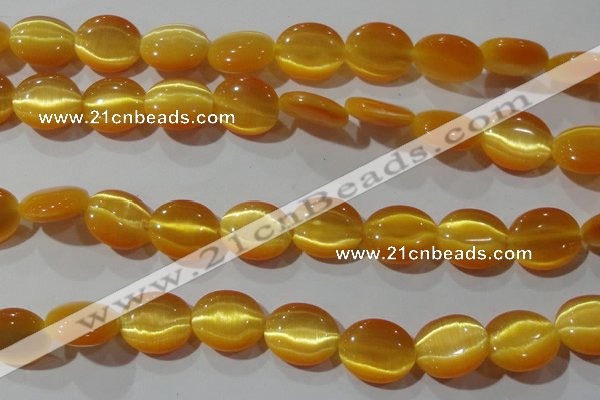 CCT697 15 inches 10*12mm oval cats eye beads wholesale