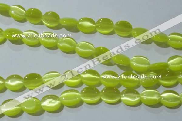 CCT698 15 inches 10*12mm oval cats eye beads wholesale