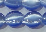 CCT702 15 inches 10*12mm oval cats eye beads wholesale