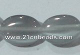 CCT721 15 inches 10*14mm oval cats eye beads wholesale