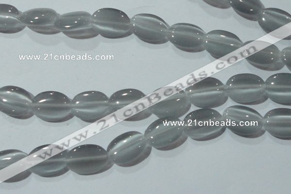 CCT721 15 inches 10*14mm oval cats eye beads wholesale