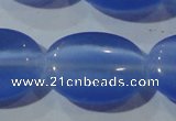 CCT730 15 inches 10*14mm oval cats eye beads wholesale