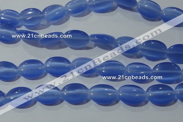 CCT730 15 inches 10*14mm oval cats eye beads wholesale