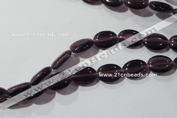 CCT733 15 inches 10*14mm oval cats eye beads wholesale