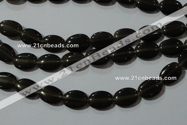 CCT734 15 inches 10*14mm oval cats eye beads wholesale