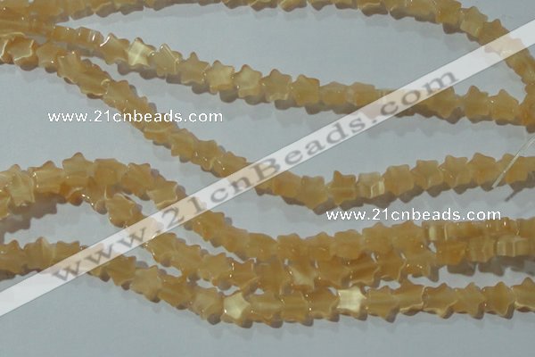 CCT807 15 inches 6mm star cats eye beads wholesale