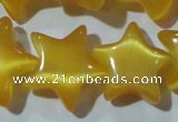 CCT895 15 inches 12mm star cats eye beads wholesale