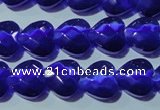 CCT974 15 inches 12*12mm faceted heart cats eye beads wholesale