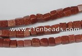 CCU06 15.5 inches 4*4mm cube goldstone beads wholesale