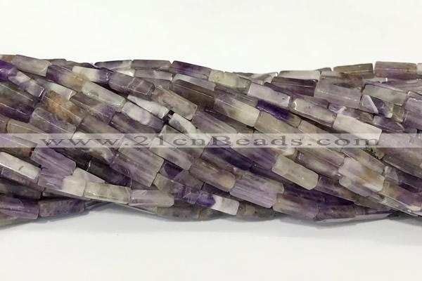 CCU1151 15 inches 4*13mm cuboid dogtooth amethyst beads
