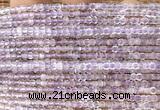 CCU1601 15 inches 2.5mm faceted cube lavender amethyst beads