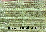 CCU1608 15 inches 2.5mm faceted cube prehnite gemstone beads