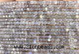 CCU1638 15 inches 2.5mm faceted cube labradorite gemstone beads