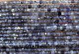 CCU1667 15 inches 2.5mm faceted cube iolite gemstone beads