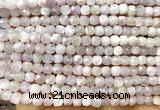 CCU1855 15 inches 4mm faceted cube kunzite gemstone beads