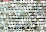 CCU1892 15 inches 4mm faceted cube New jade beads wholesale